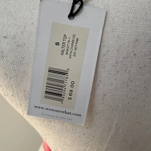 NWT We Wore What Halter Top - Picture 6 of 6